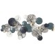 Artiss 132cm Metal Wall Art Hanging Sculpture - Multicoloured Tree Design with Leaf Circles for Elegant Home Decor