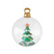 Jingle Jollys 60cm Christmas Inflatable Ball – Giant Clear Bauble Tree Decoration, Water-Repellent PVC, with Pump