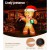 Jingle Jollys 2.4M Christmas Inflatable Gingerbread Man with LED Lights, UV-Resistant, Outdoor Decoration