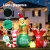 Jingle Jollys 3M Inflatable Christmas Gingerman Joy with LED Glow, Durable 190T Polyester, Easy Setup for Outdoor Magic