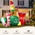 Jingle Jollys 3M Inflatable Christmas Gingerman Joy with LED Glow, Durable 190T Polyester, Easy Setup for Outdoor Magic