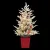 Jingle Jollys 1M LED Potted Christmas Tree with Flocked Leaves & Red Berries - Easy Setup, Perfect for Small Spaces Jingle Jollys 1M LED Potted Christmas Tree with Flocked Leaves & Red Berries - Easy Setup, Perfect for Small Spaces