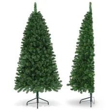 Jingle Jollys 1.8M LED Corner Christmas Tree - Multi-Colour, 8 Modes, 466 PVC Tips, Quick Setup, Sturdy Base