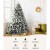 Jingle Jollys 2.4M Snow-Flocked Christmas Tree, 1500 PVC Tips, Lifelike Bushy Branches, Sturdy Metal Stand Jingle Jollys 2.4M Snow-Flocked Christmas Tree, 1500 PVC Tips, Lifelike Bushy Branches, Sturdy Metal Stand