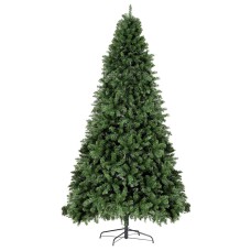 Jingle Jollys 2.7m Pre-lit Christmas Tree with 2590 PVC Tips, 750 Warm White LEDs, Metal Stand, Easy Set-Up Jingle Jollys 2.7m Pre-lit Christmas Tree with 2590 PVC Tips, 750 Warm White LEDs, Metal Stand, Easy Set-Up