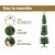 Jingle Jollys 1.8m Snow Flocked Christmas Tree, 300 PVC Tips, Lifelike Bushy Branches, Metal Stand, Easy Assembly Jingle Jollys 1.8m Snow Flocked Christmas Tree, 300 PVC Tips, Lifelike Bushy Branches, Metal Stand, Easy Assembly