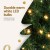 Jingle Jollys 2.1m Pre-lit Corner Christmas Tree, 430 PVC Tips, 250 Warm LED Lights, Metal Stand, Easy Setup Jingle Jollys 2.1m Pre-lit Corner Christmas Tree, 430 PVC Tips, 250 Warm LED Lights, Metal Stand, Easy Setup