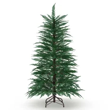 Jingle Jollys 150CM LED Christmas Tree - 263 Tips, Warm White Lights, Iron Base, Easy Assembly, Australian Certified