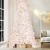 Jingle Jollys 2.1m White Christmas Tree with 500 LED Lights, 1260 PVC Tips, Metal Stand, Easy Assembly, 7FT Xmas Decor