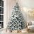 Jingle Jollys 2.4m Snow Flocked Christmas Tree 1165 PVC Tips, Lifelike Bushy Branches, Sturdy Metal Stand, Easy Setup