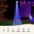 Jingle Jollys 1.8M RGB LED Christmas Tree with 265 Fairy Lights, Steel Frame, Bluetooth APP, Indoor Outdoor Use Jingle Jollys 1.8M RGB LED Christmas Tree with 265 Fairy Lights, Steel Frame, Bluetooth APP, Indoor Outdoor Use