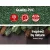 Jingle Jollys 60cm Green Christmas Wreath Garland - Lush PVC Foliage for Indoor/Outdoor Xmas and Wedding Decor