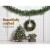 Jingle Jollys 1.8m Christmas Garland with Warm LED Lights, 130 PVC Tips, Lush Green Foliage Indoor Outdoor Decor