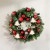 Jingle Jollys 40CM Christmas Wreath with Ornaments, Candy Baubles, PVC PE Tips, Indoor Outdoor Xmas Garland Decor