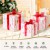 Jingle Jollys 3 Piece Christmas Gift Box Lights Set, 70 Warm White LED, Steel Frame, Indoor Outdoor, 0.5m Cable