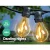 68m LED Festoon String Lights - Weatherproof Outdoor/Indoor, Low Voltage, Warm Glow, 70 Bulbs, IP44 Rated