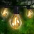 77m LED Festoon String Lights - Outdoor Christmas Wedding Garden Decor, Waterproof IP44, 80 Bulbs, Warm Glow