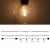 Jingle Jollys 77m LED Festoon String Lights, IP44, 70 Bulbs, Indoor/Outdoor, Warm Glow, Low Voltage, Connectable