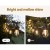 59m Warm White Festoon Fairy String Lights, 60 S14 Bulbs, Outdoor Indoor Christmas Party Garden Decor, Easy Connect
