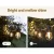 86m Festoon String Lights, 90 Warm White S14 Bulbs, Outdoor Indoor Christmas Fairy Lights, Party Garden Decor