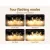 17m Solar Festoon String Lights Outdoor 30 LED S14 Bulbs, 4 Modes, USB Rechargeable, Warm White, 2 Pack, Waterproof