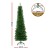 Jingle Jollys 1.8m Pre-Lit Christmas Tree with 200 Warm LED Lights, Lifelike PVC Tips, Sturdy Metal Stand, Green