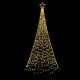Jingle Jollys 3.6M Solar Christmas Tree with 800 Warm White LED Lights, Steel Frame, Outdoor UV-Resistant