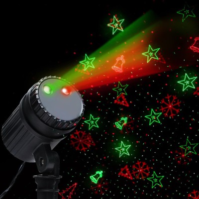 Jingle Jollys Laser Light Projector Outdoor Christmas Lights, Red and Green, Water-Resistant, Remote, 200m² Coverage Jingle Jollys Laser Light Projector Outdoor Christmas Lights, Red and Green, Water-Resistant, Remote, 200m² Coverage