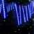 Jingle Jollys 288 LED 7M Icicle Christmas Lights, Blue Meteor Shower, Water-Resistant, Indoor Outdoor, 8 Drops Jingle Jollys 288 LED 7M Icicle Christmas Lights, Blue Meteor Shower, Water-Resistant, Indoor Outdoor, 8 Drops