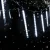 Jingle Jollys 12M Icicle Christmas Lights - 960 LED Meteor Shower, Cold White, Weatherproof, Low Voltage, 40 Drops