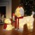 Jingle Jollys Christmas Lights 60 LED 3D Dog Decorations Set, Warm White, Steel Frame, 5m Cable, Indoor Outdoor Jingle Jollys Christmas Lights 60 LED 3D Dog Decorations Set, Warm White, Steel Frame, 5m Cable, Indoor Outdoor