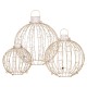 Jingle Jollys 3 PCS 360 LED Christmas Fairy Light Ball Set, Waterproof Warm White Outdoor Indoor Decorations, 3 Sizes
