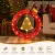 Jingle Jollys 60cm LED Bell Wreath: 30 Warm-White Lights, All-Weather, 5m Cable, Indoor/Outdoor Christmas Decor