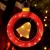 Jingle Jollys 60cm LED Bell Wreath: 30 Warm-White Lights, All-Weather, 5m Cable, Indoor/Outdoor Christmas Decor