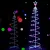 Jingle Jollys 1.8m RGB LED Christmas Tree with 100 Lights, Bluetooth Control, Durable Steel Frame, Indoor & Outdoor Use