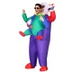 Inflatable Clown Costume for Adults 2m – Durable Water-Resistant Polyester Fancy Dress with USB Fan, Unisex Cosplay Suit