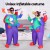 Inflatable Clown Costume for Adults 2m – Durable Water-Resistant Polyester Fancy Dress with USB Fan, Unisex Cosplay Suit