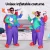 Inflatable Clown Costume for Adults 2m – Durable Water-Resistant Polyester Fancy Dress with USB Fan, Unisex Cosplay Suit