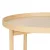 Artiss Ermina Coffee Table, MDF & Pinewood, 70cm Round, Natural Wood Grain Finish, Easy Assembly, Stylish & Durable
