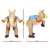 Inflatable Cowboy Costume for Adults – 1.48m Water-Resistant Polyester with USB Fan for Halloween Party Fun