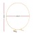 2M Round Metal Backdrop Stand for Weddings, Parties, Flower or Balloon Display, Gold or White, Easy Setup, Stable Frame