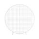 2M Round Metal Backdrop Stand for Wedding, Party, Flower, Balloon Display – Gold or White, Easy Setup, Stable Frame