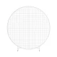 2M Round Metal Backdrop Stand for Wedding, Party, Flower, Balloon Display – Gold or White, Easy Setup, Stable Frame