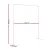2M Backdrop Stand: Elegant Metal Frame for Wedding, Party, Flower & Balloon Decor - Easy Setup, White & Gold