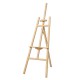 Artiss Floor Easel, Pine Wood, 175cm, White Oak - Classic A-Frame, Adjustable, Lightweight, Portable Art Stand