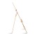 Artiss 147cm Pine Wood Floor Easel – Classic A-Frame, Adjustable Height & Tilt, Sturdy, Lightweight, Folds Flat