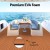 Seamanship EVA Foam Boat Flooring Mat, 240x90x0.6cm, Dark Brown, Weather-Resistant, Anti-Slip, DIY Installation