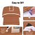 Seamanship EVA Foam Boat Flooring Mat, 240x90x0.6cm, Dark Brown, Weather-Resistant, Anti-Slip, DIY Installation