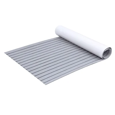 Seamanship EVA Foam Boat Flooring Mat, Light Grey, 240x90x0.6cm, Weather-Resistant, Anti-Slip, Easy DIY Installation