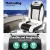 Seamanship 2X Folding Boat Seats, High Back, Grey/Black, 43x38x60cm, Swivel, Weatherproof, Saltwater & UV Resistant